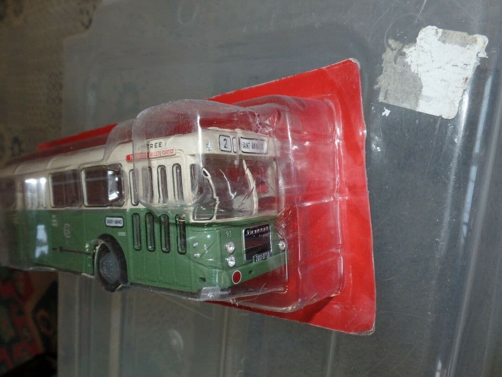 Autobus Brossel BL55 Valenciennes 1966-1/43 Bus Miniature Hachette Diecast HC67 